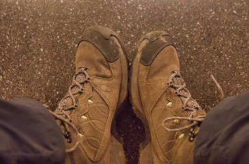 Botas de la montaña