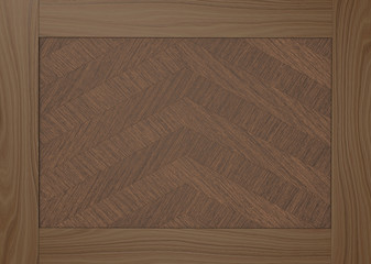 3d rendering. modern luxurious hardwood panels wall design texture background.