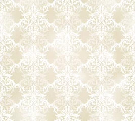 Tafelkleed Vector seamless pattern background in antique style  for textile, paper or surface texture © Valentyna