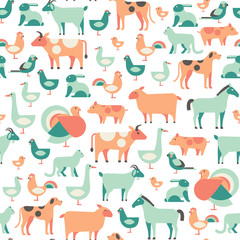 Vector veterinary pattern