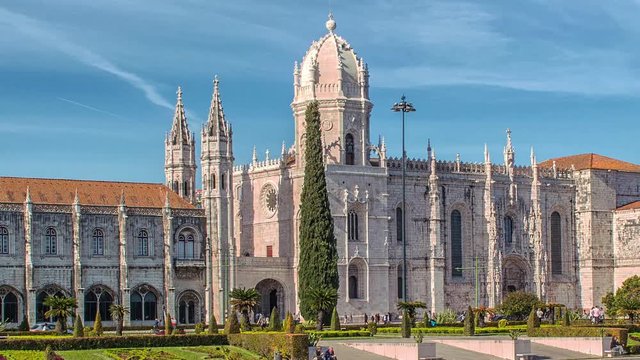 Mosteiro dos Jeronimos, located in the Belem district of Lisbon, Portugal.