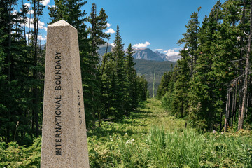 Glacier National Park in Montana During Summer