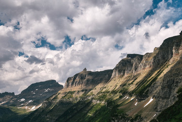 Glacier National Park in Montana During Summer