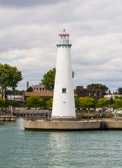 Fototapeta na wymiar Lighthouse at the marina
