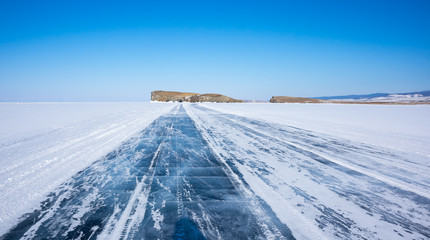 The coast of Olkhon Island