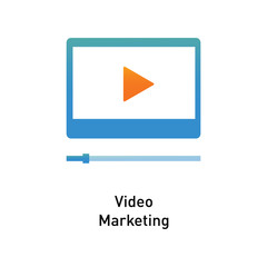 video marketing popular web icon design 