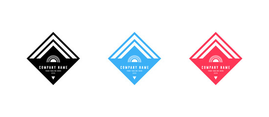 Set of Badge logo design - vector