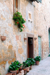 Fototapeta na wymiar tuscany street