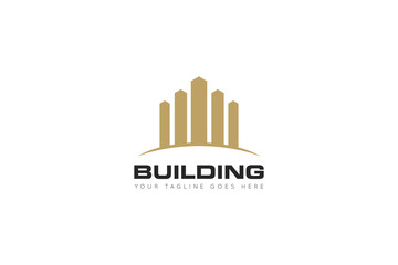 building logo and icon vector Illustration design template