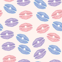 Magic Cute Pearl seamless pattern