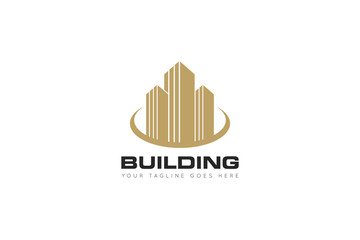 building logo and icon vector Illustration design template