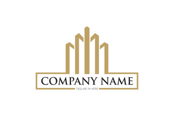 building logo and icon vector Illustration design template