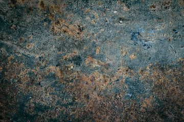 Metal texture with rust, scratches and cracks, background