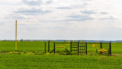 Gas pipeline landscape