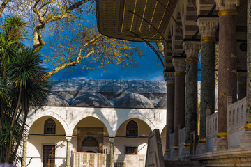 Topkapi Palast Säulen Pavillon und Schatzkammer