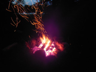 Campfire with Sparks