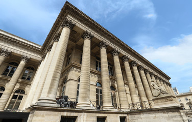 The Bourse of Paris- Brongniart palace ,Paris, France.