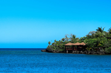Fototapeta premium Tropical island in the Caribbean