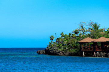 View of a resort island 