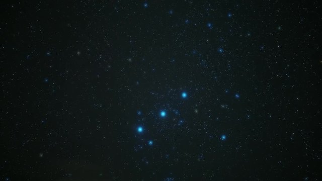 Orion Belt Constellation Stars Night Sky 