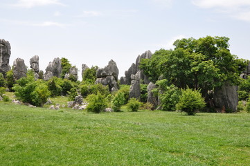 The Stone Forest Park Shilin. Yunnan, China.