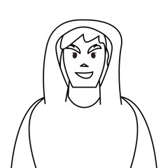 hacker man character thief