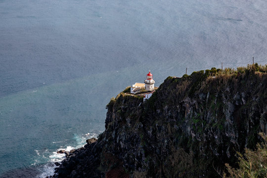 old lighthouse on the shore
