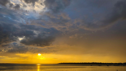 sunrise over the sea