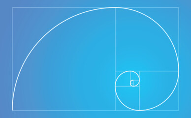 Golden ratio spiral fibonacci sequence