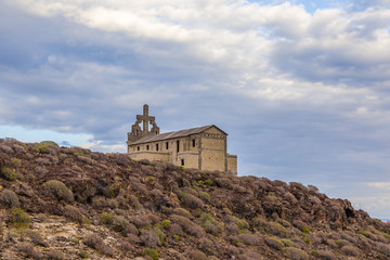 Fototapeta premium Church in San Miguel de Tajao village on Tenerife