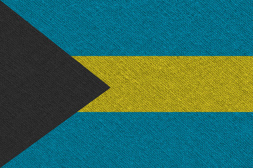 bahamas fabric flag