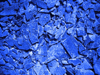 Abstract background - broken slate. Primary colors - Royal Blue, white