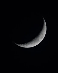 Obraz na płótnie Canvas Waxing Crescent Moon