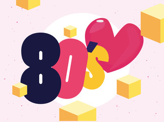 retro 80s style
