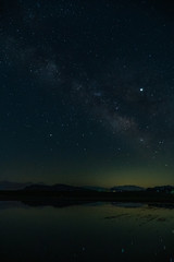 Fototapeta premium 満点の星空と天の川」