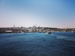 Obraz premium Istanbul Bosporus, Altstadt und Sehenswürdigkeiten