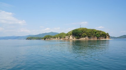 Naklejka premium 瀬戸内クルージングと島2