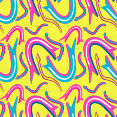 colored graffiti seamless texture