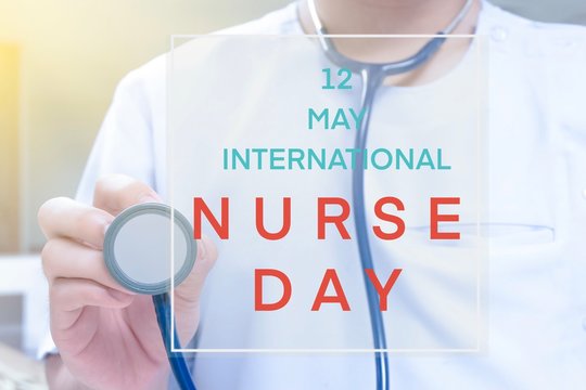 The international nurse day background concept