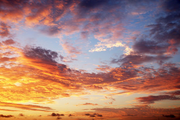 美しい夕焼け空