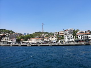 Fototapeta na wymiar Istanbul Bosporus und Brücke