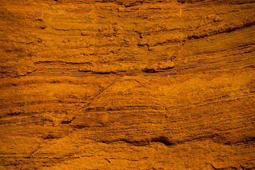 ochre rocks in roussillon, provence, france