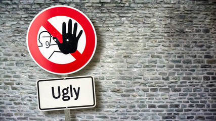 Street Sign Beautiful versus Ugly