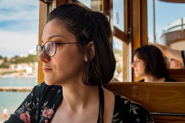 Young woman in Mallorca, Spain