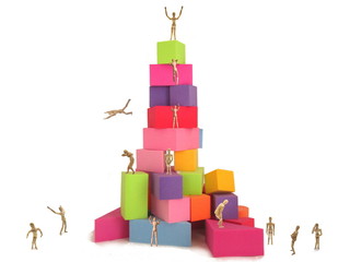 難関に挑むイメージ