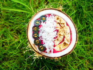 Colorful exotic vegetarian fruit nutrition