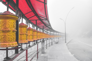 ravangla buddha park in the morning