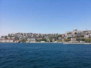 Naklejka na ściany i meble Istanbul Bosporus Altstadt und Sehenswürdigkeiten