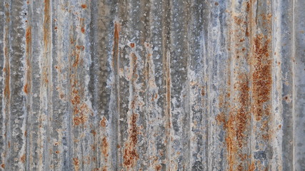 rusty metal wall background, zinc roof texture, old iron plate background