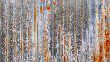 rusty metal wall background, zinc roof texture, old iron plate background